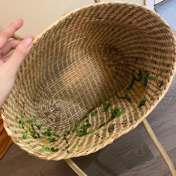 Vintage 1950s 1960s Woven Vacation Fruit Basket - Picture 3 of 11